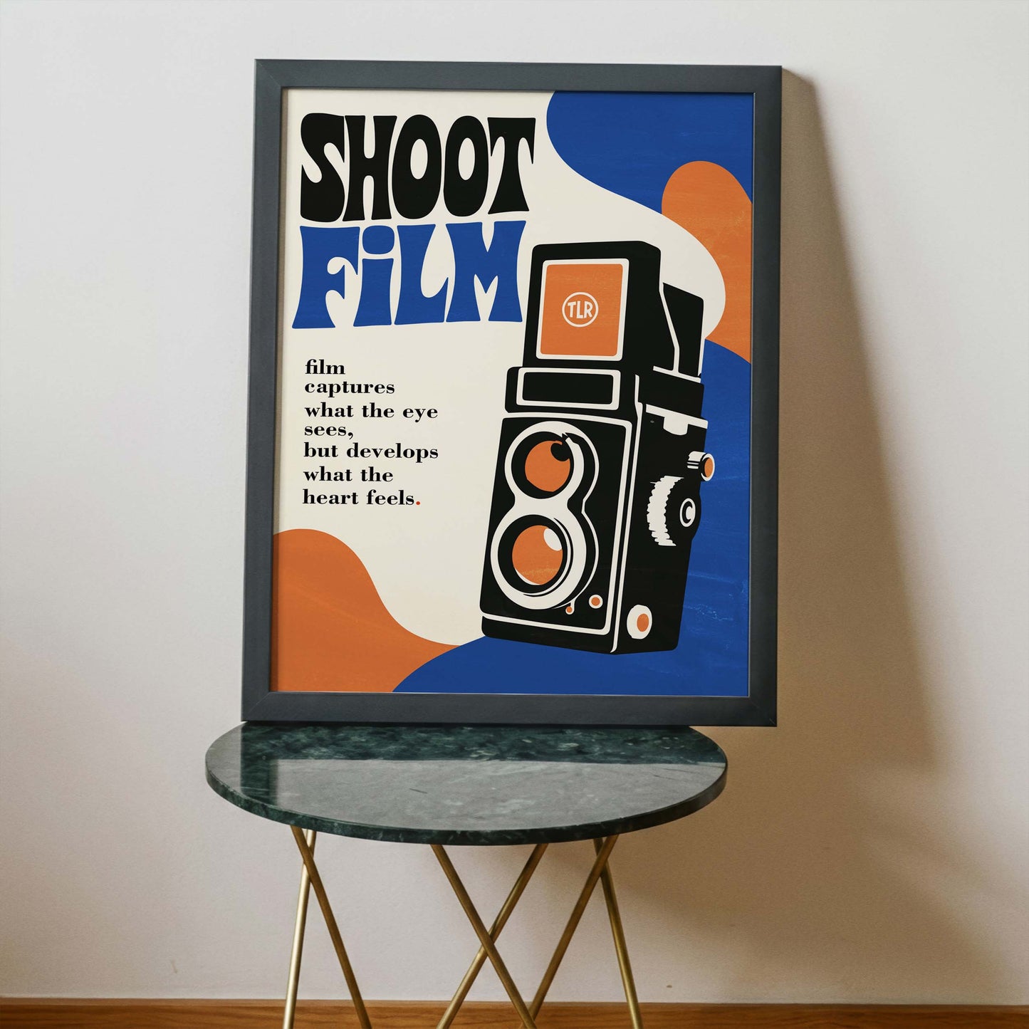 Retro Camera Shoot Film Poster