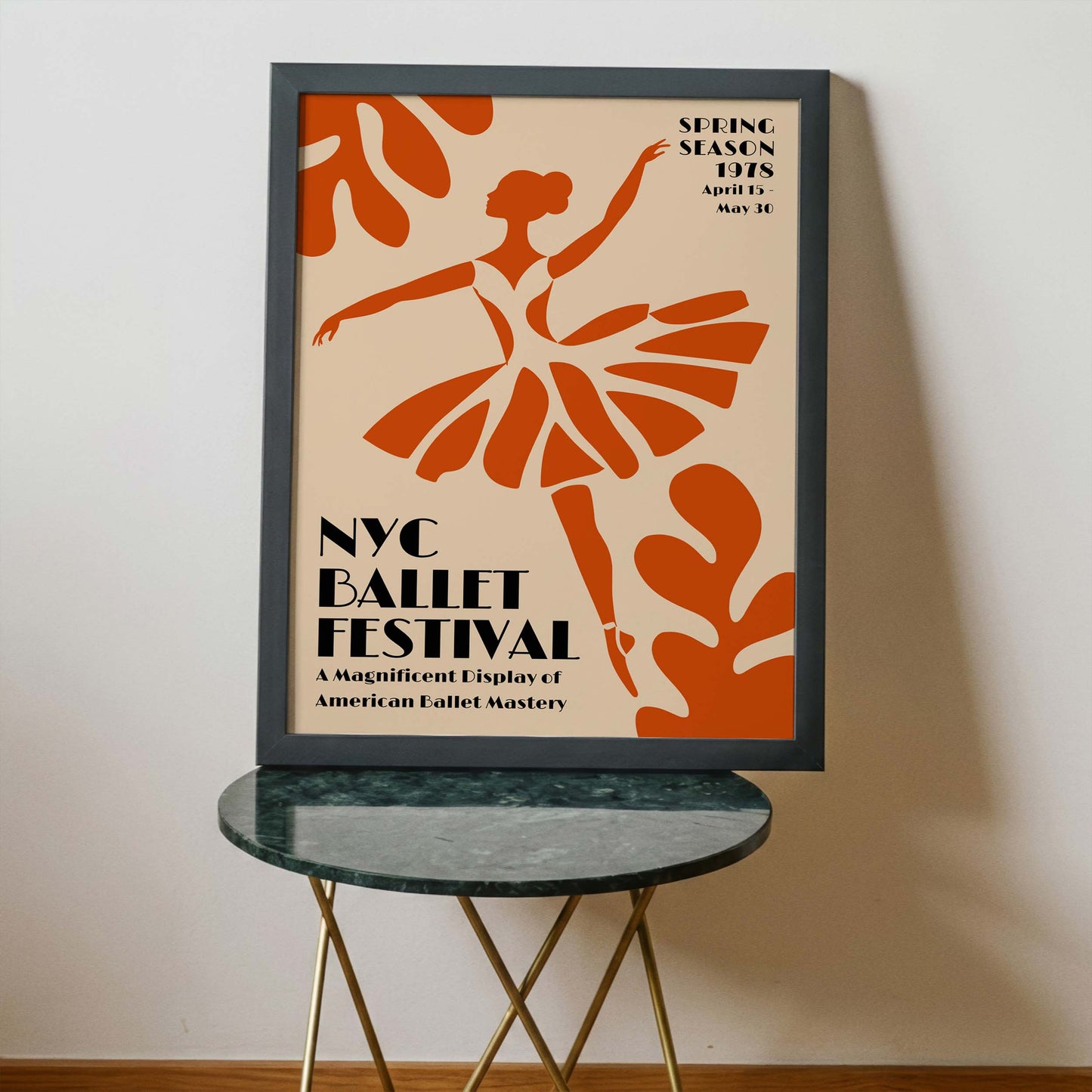 NYC Ballet Festival Poster Print