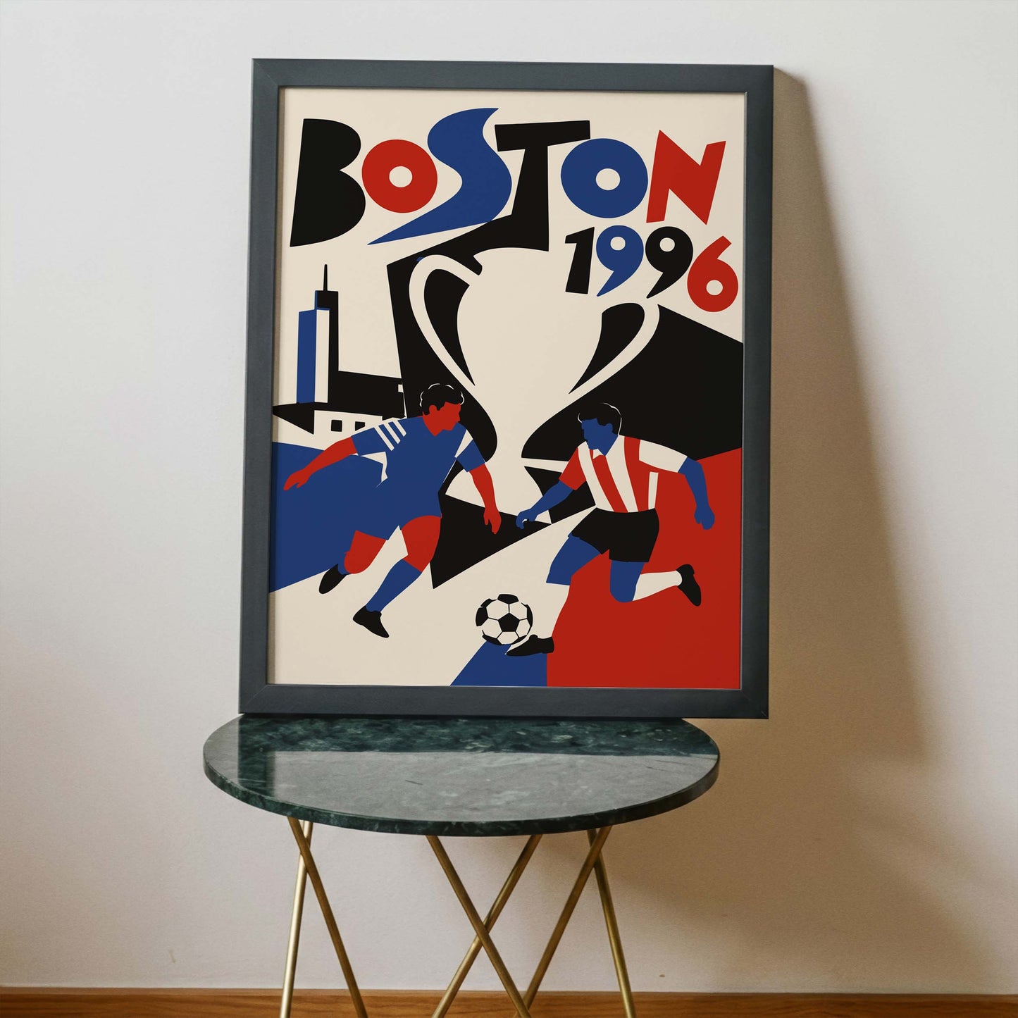 Boston 1996 Soccer Poster