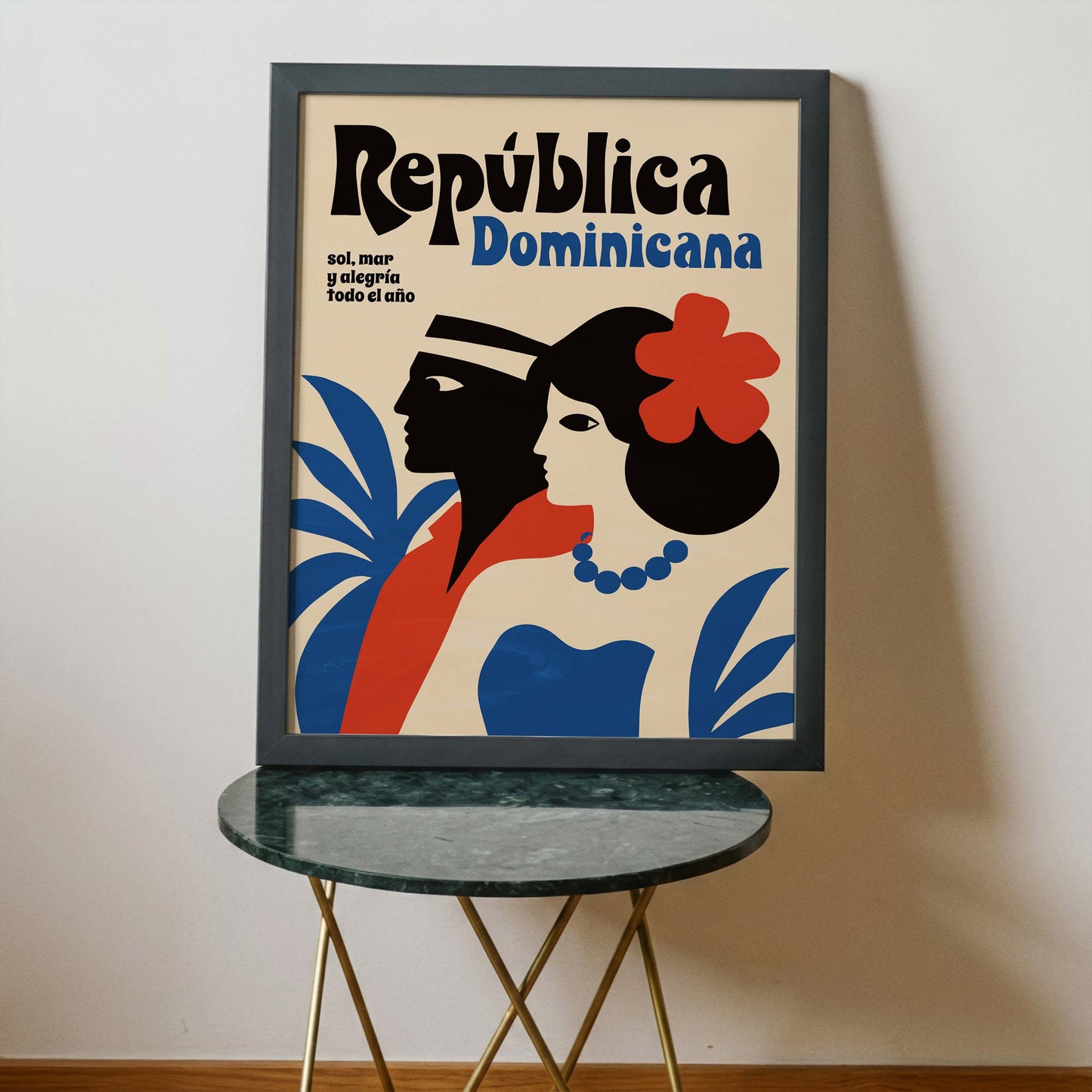 República Dominicana Travel Poster