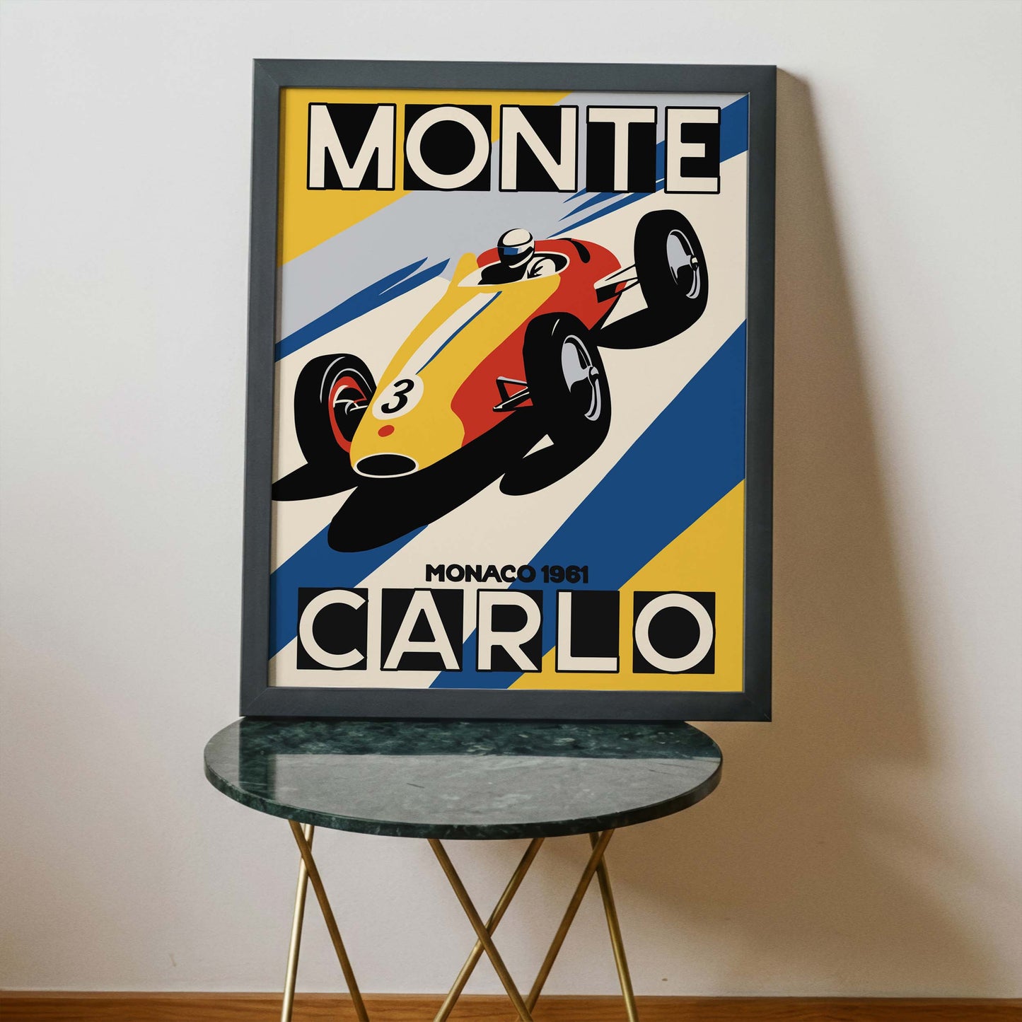Monte Carlo Grand Prix Poster