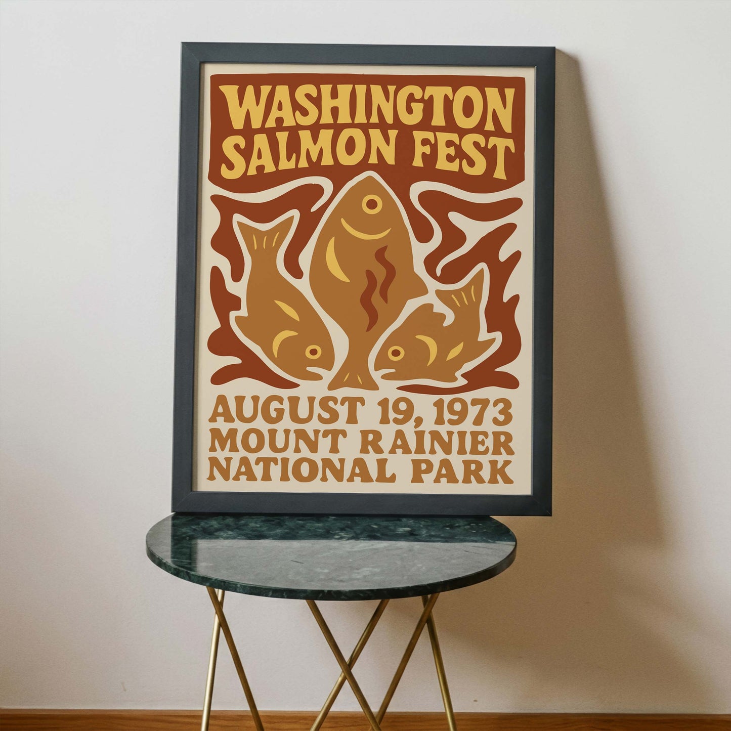Washington Salmon Fest Poster Print