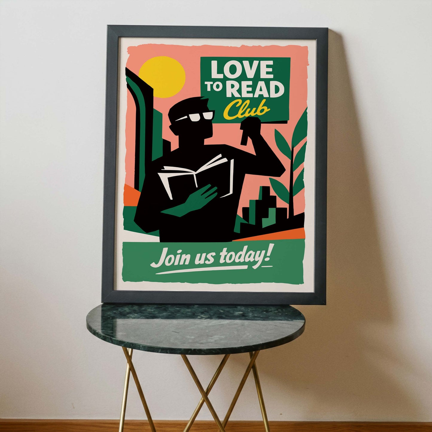 Love to Read Club Join Today Poster