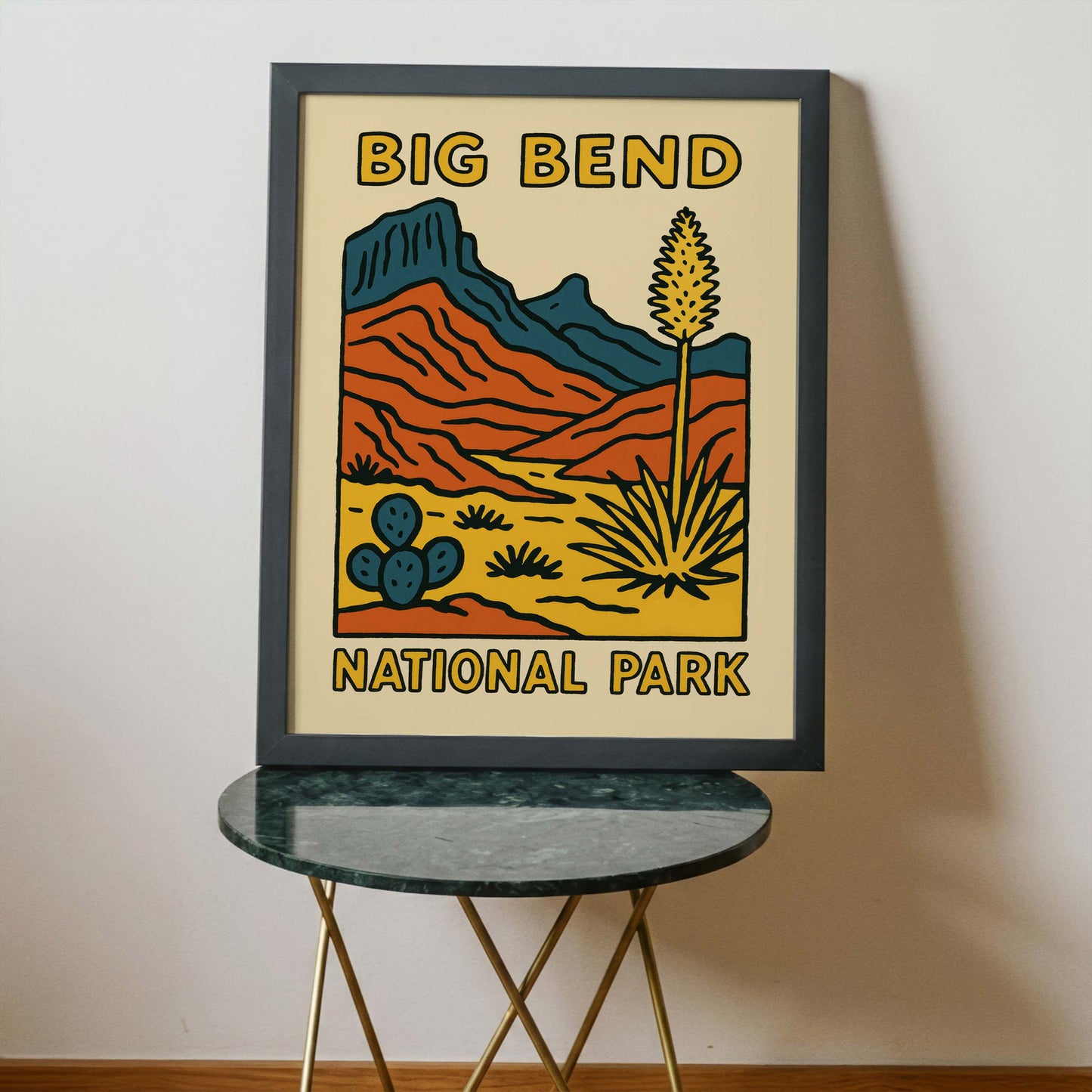 Plakat Parku Narodowego Big Bend