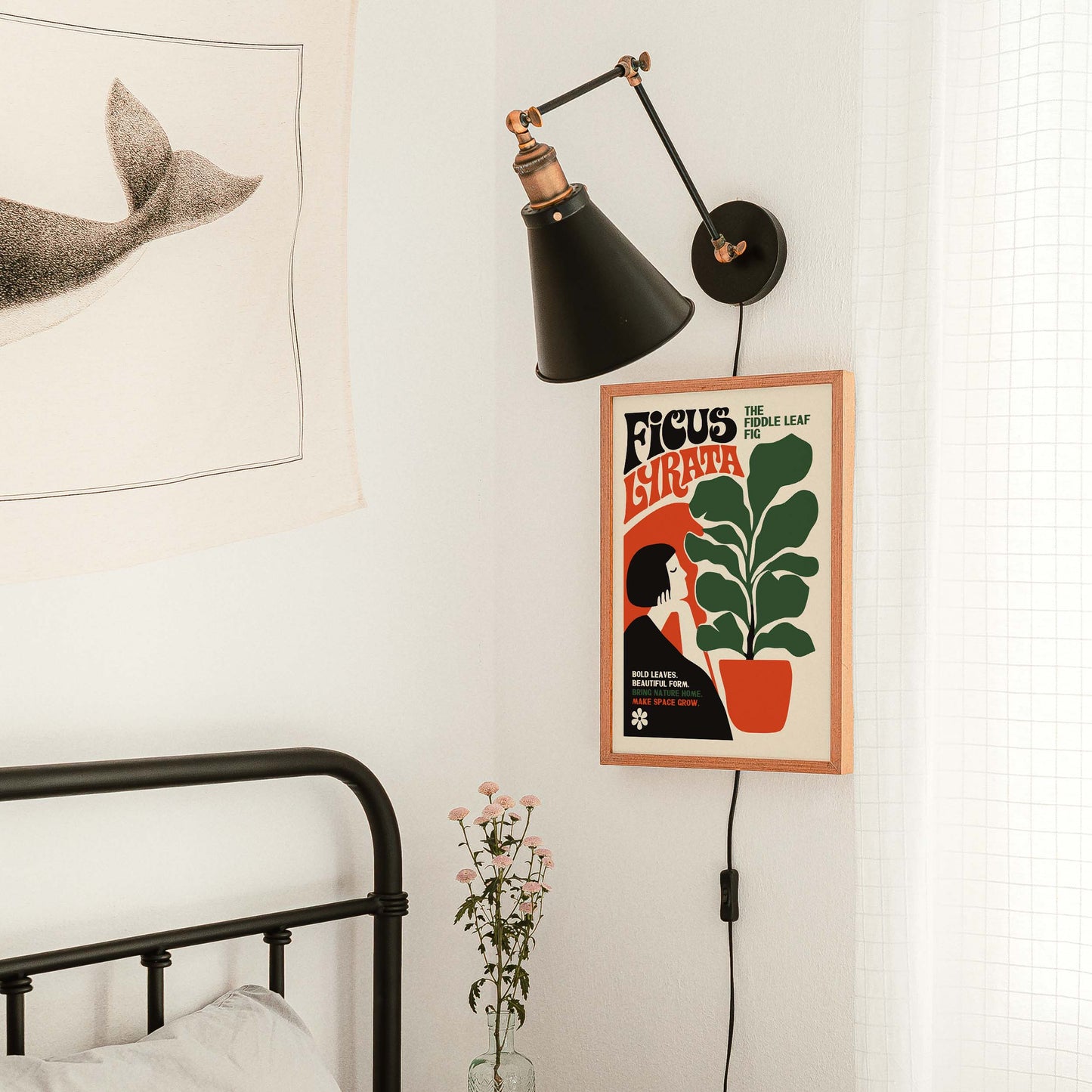 Ficus Lyrata Plant Art Print