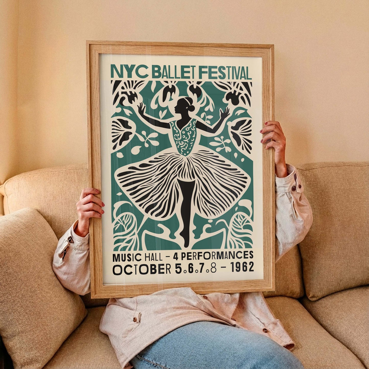 NYC Ballet Festival Poster Print