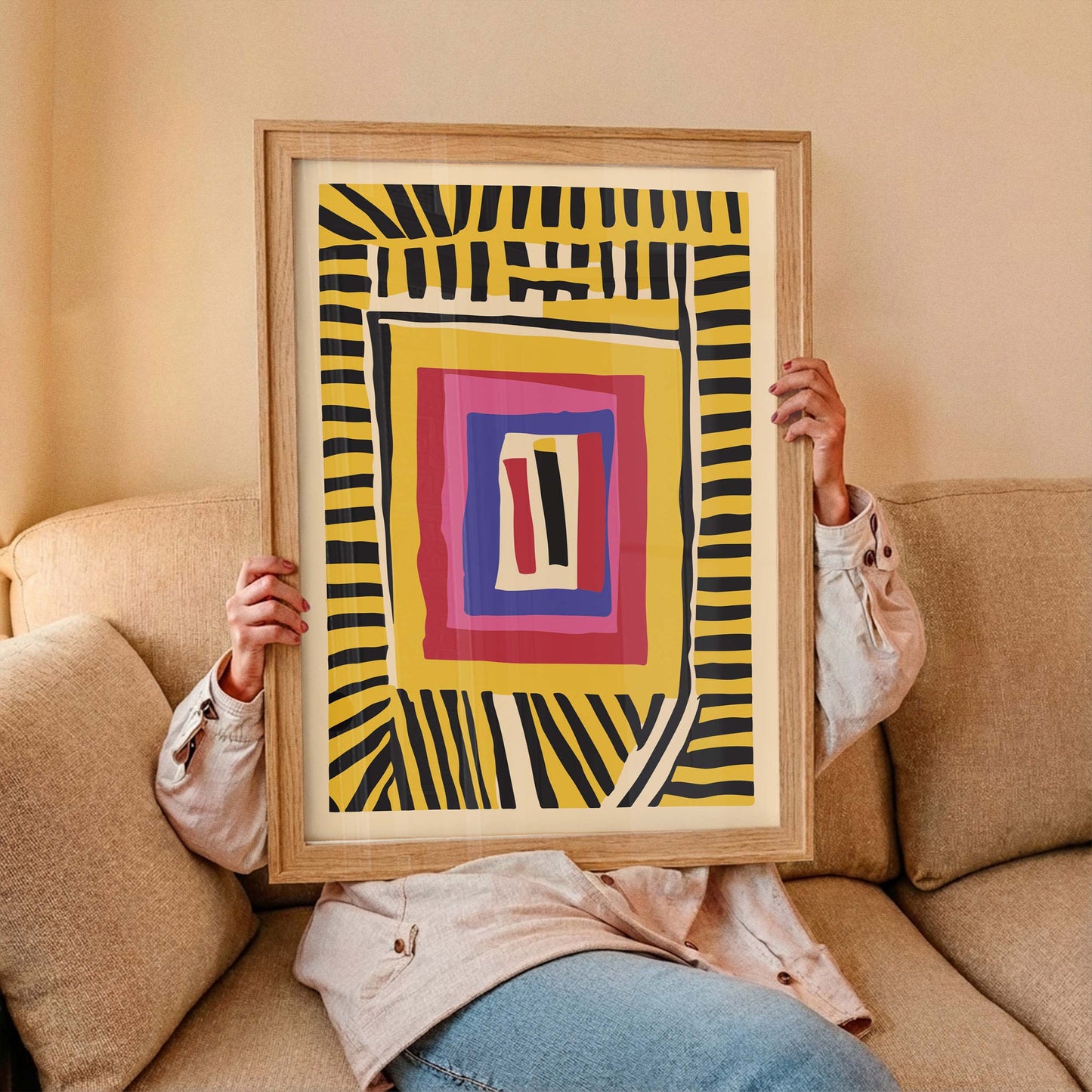 Abstract Geometric Poster Print