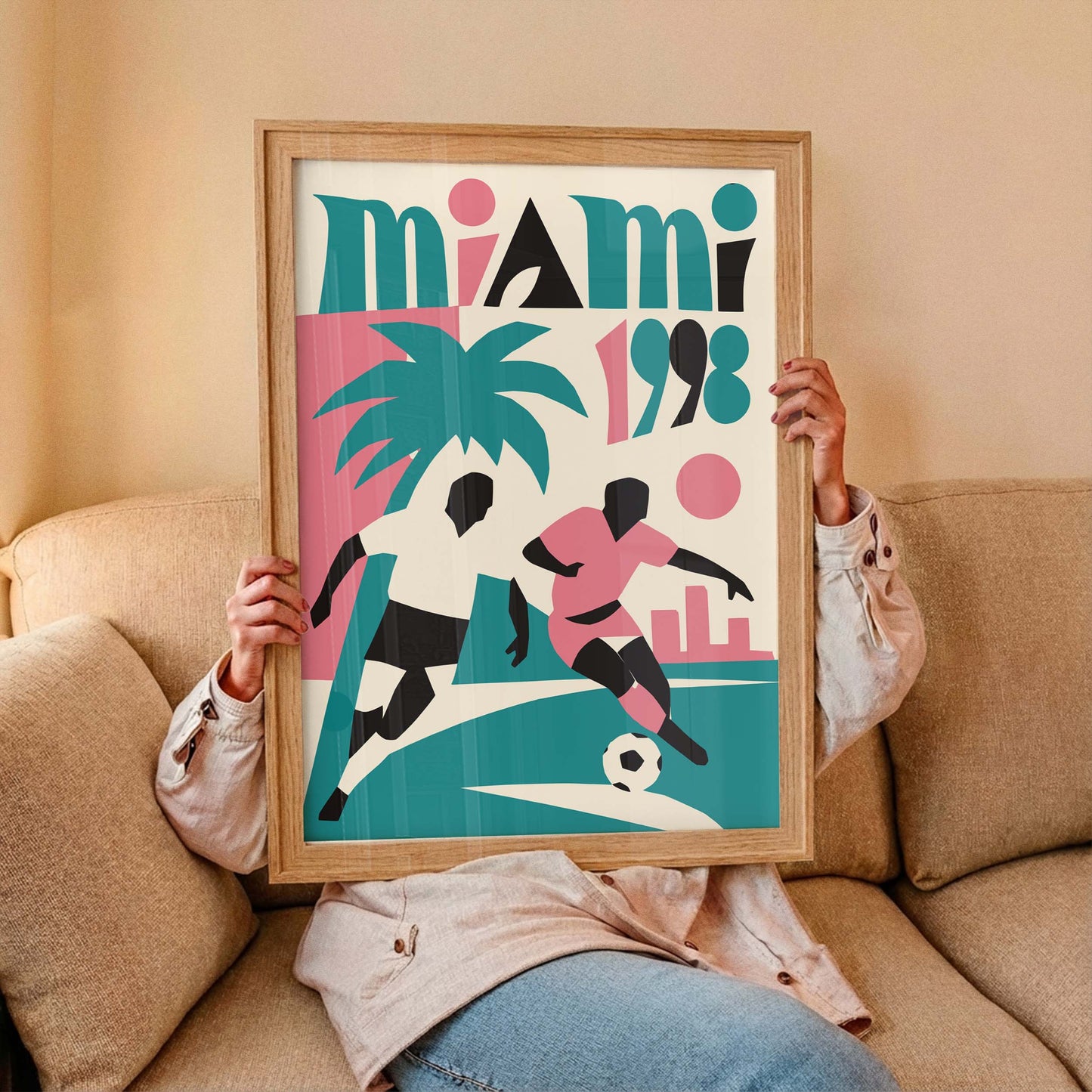 Miami Soccer Wall Art