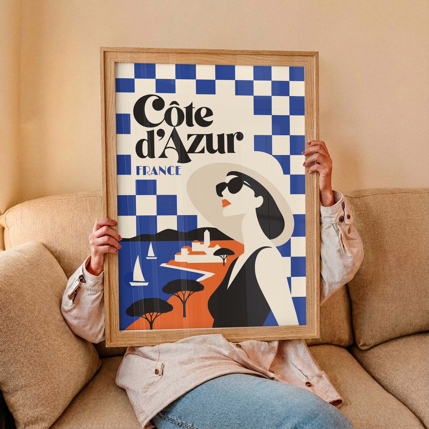 Côte D'Azur Travel Poster