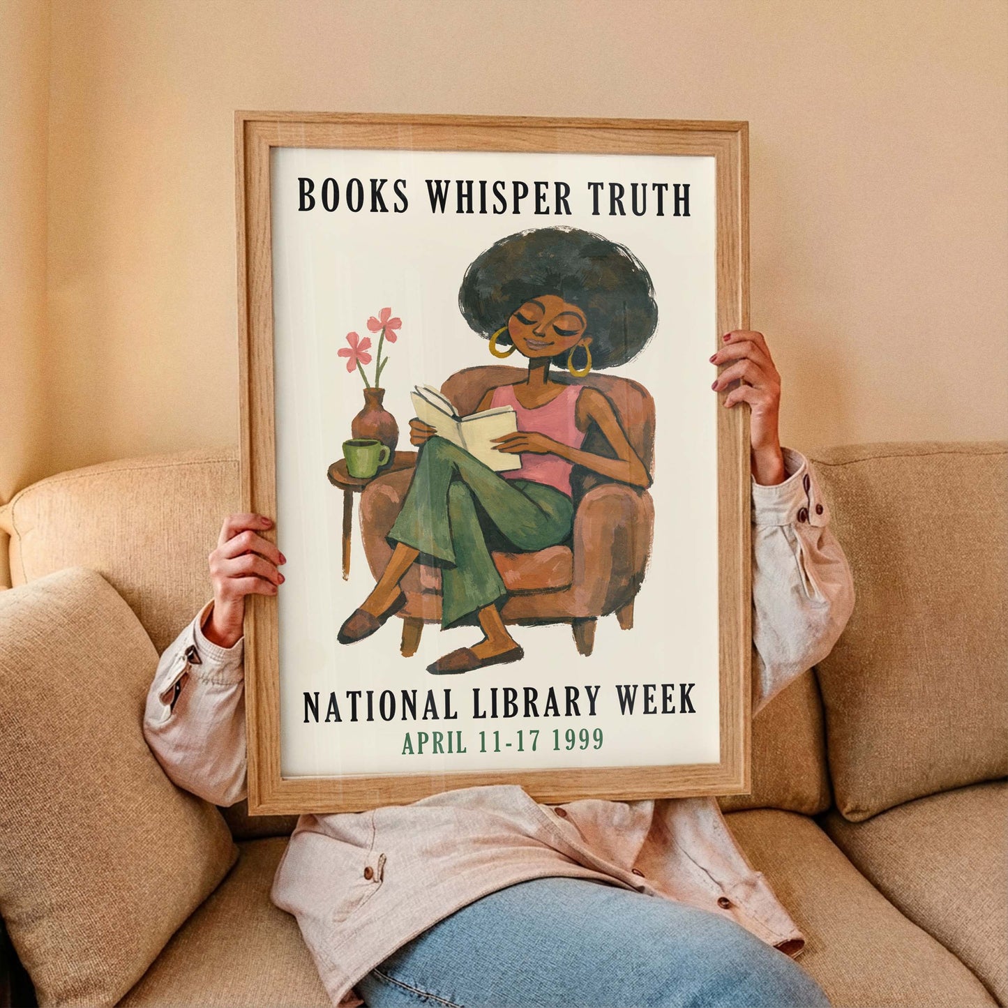 National Library Week Reading Poster