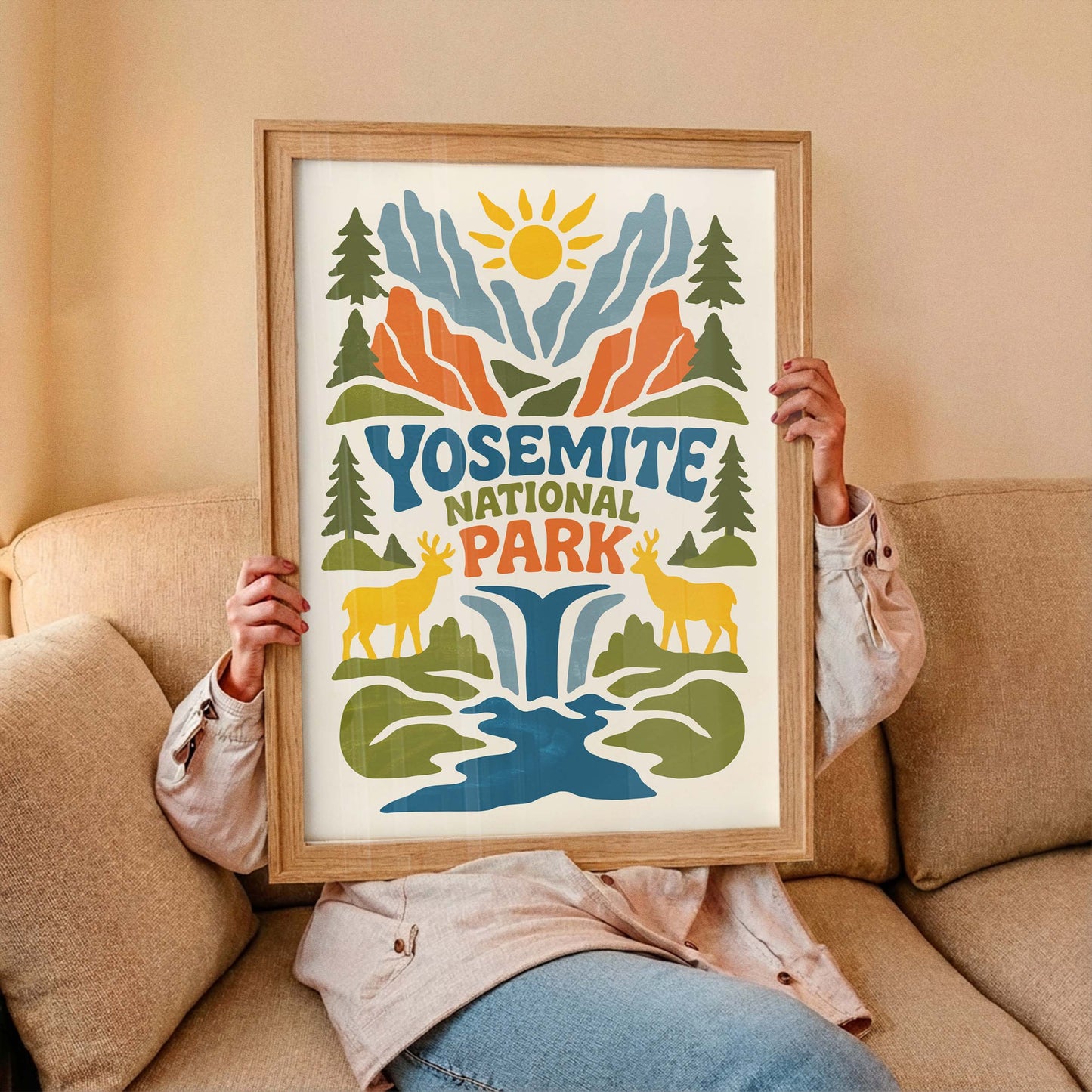 Yosemite National Park Wall Art Office
