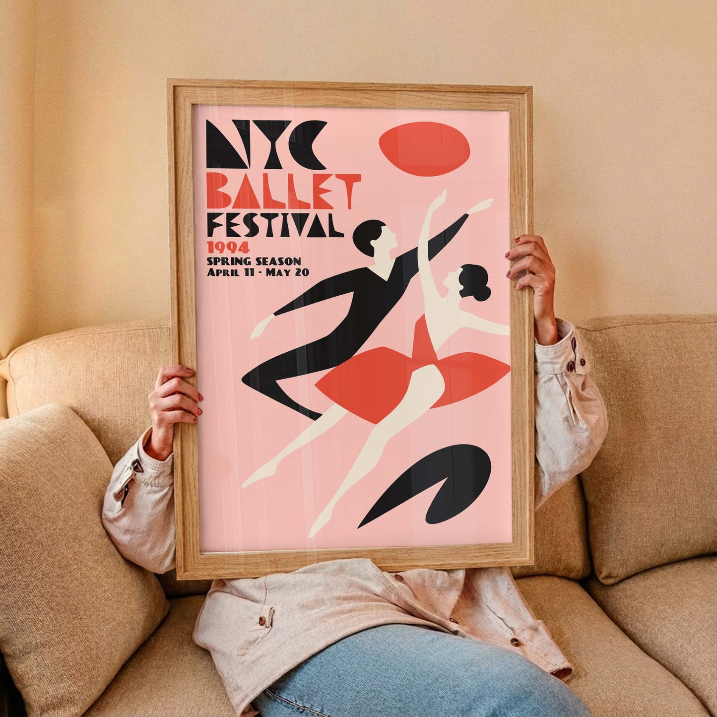 NYC Ballet Festival Poster Print