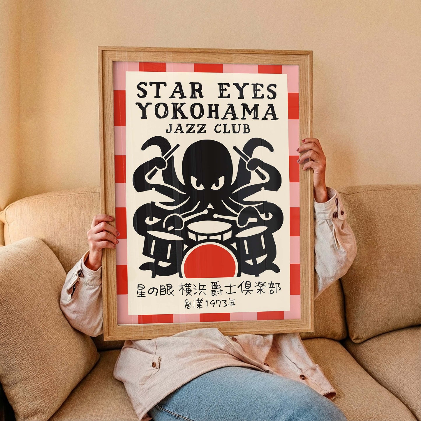Star Eyes Yokohama Jazz Poster