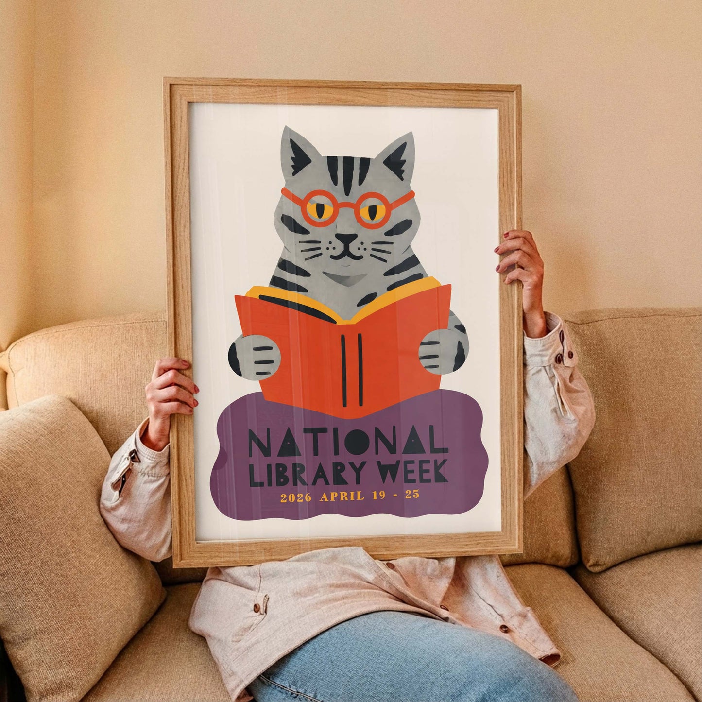 National Library Week Poster Office