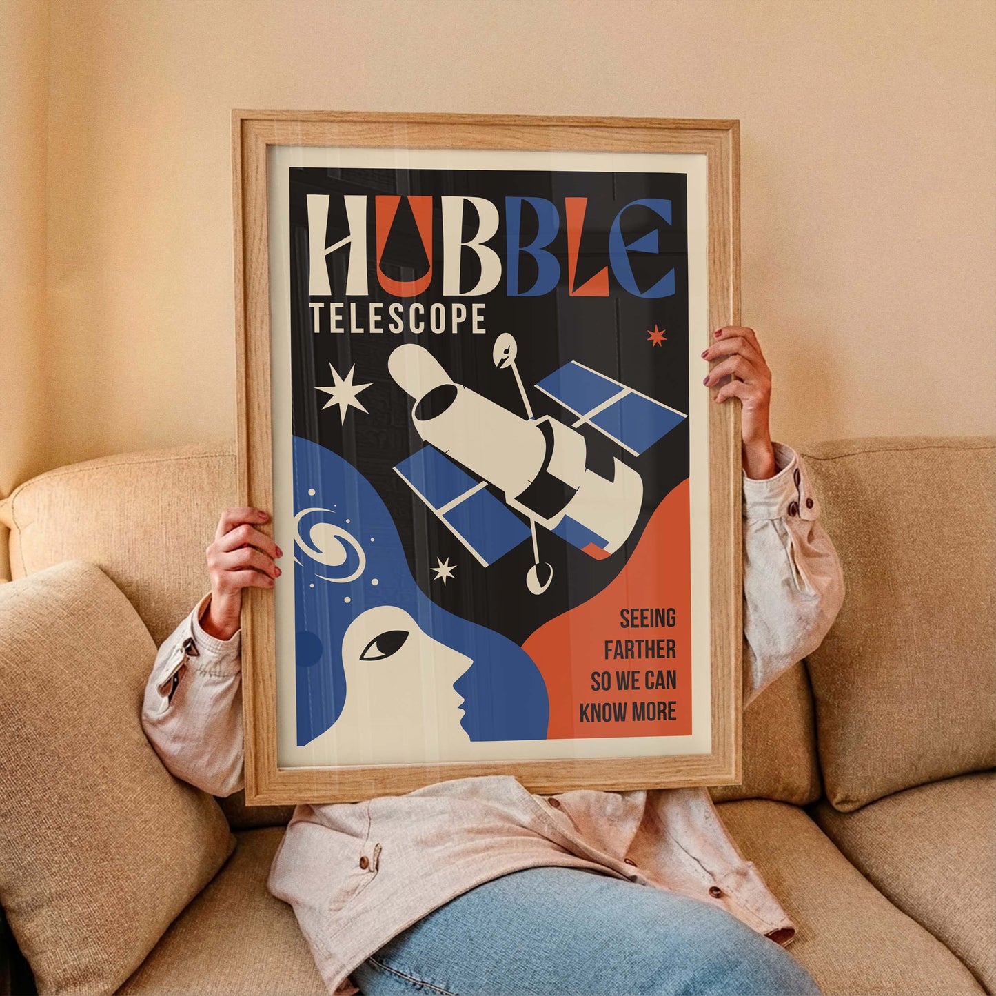 Hubble Telescope Poster