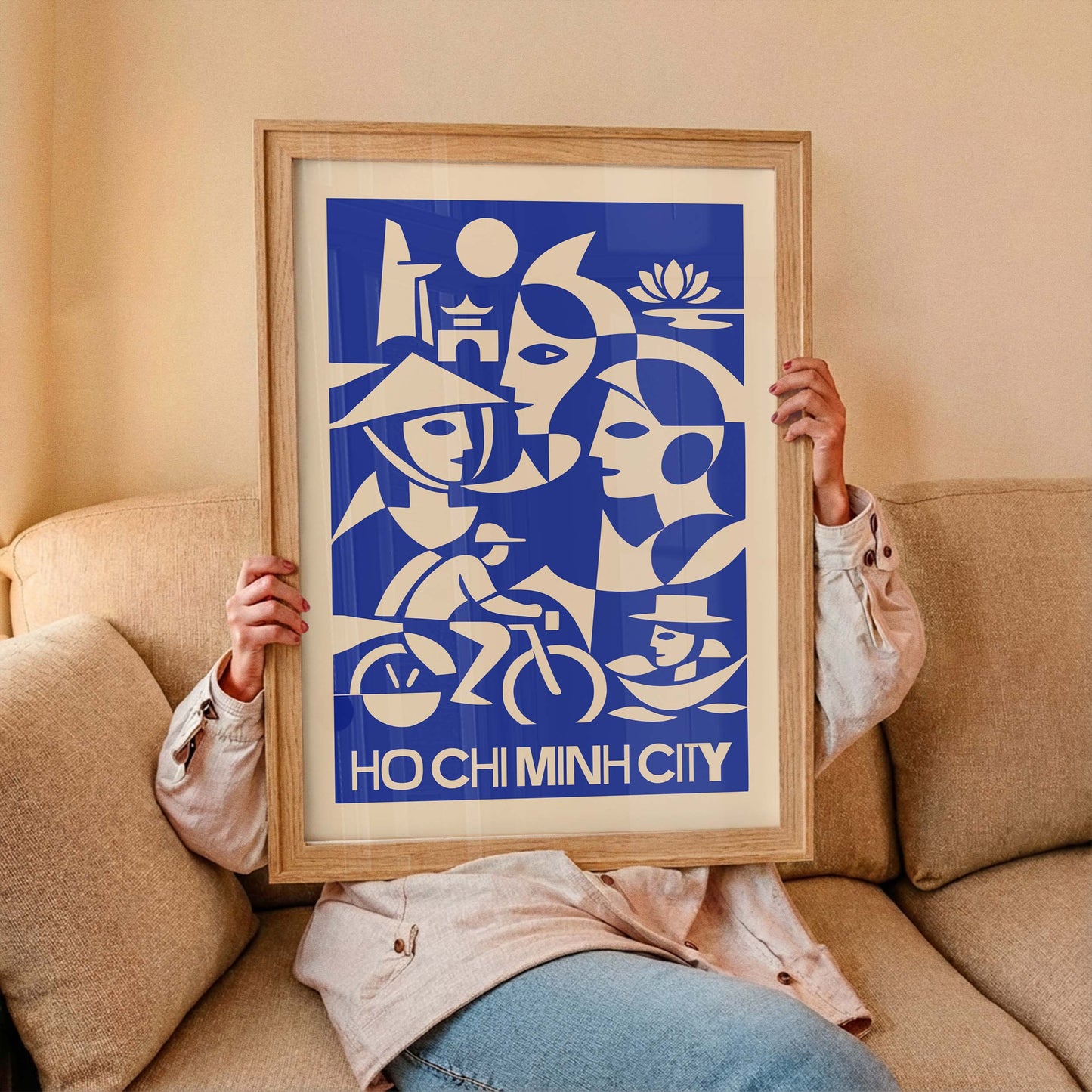 Ho Chi Minh City Travel Poster