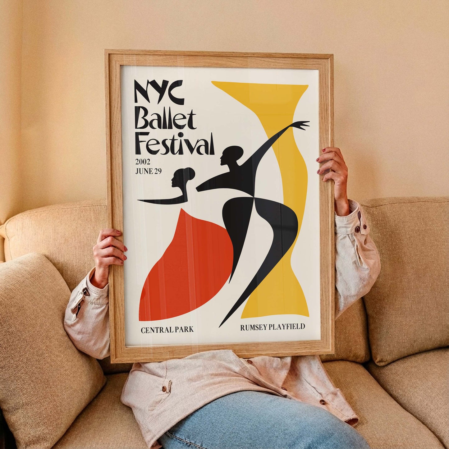 NYC Ballet Festival Poster Print