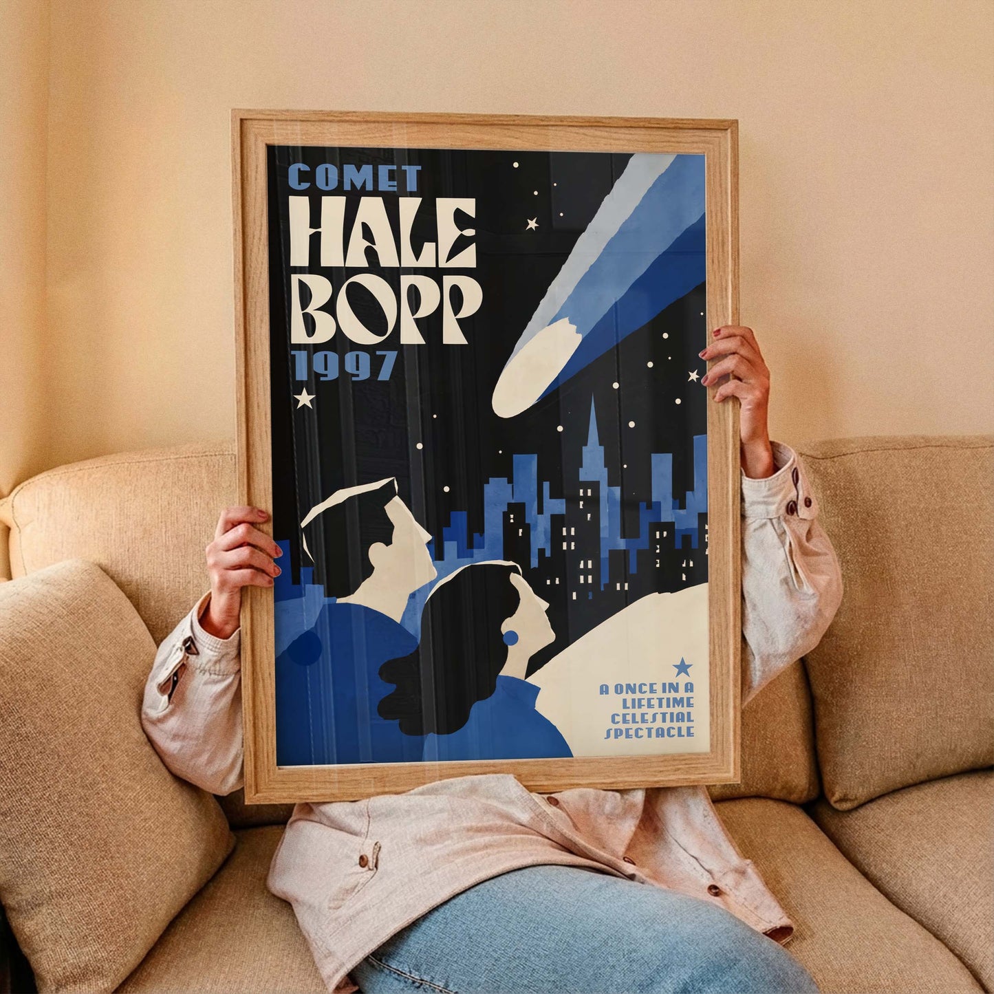 Comet Hale Bopp Office Poster