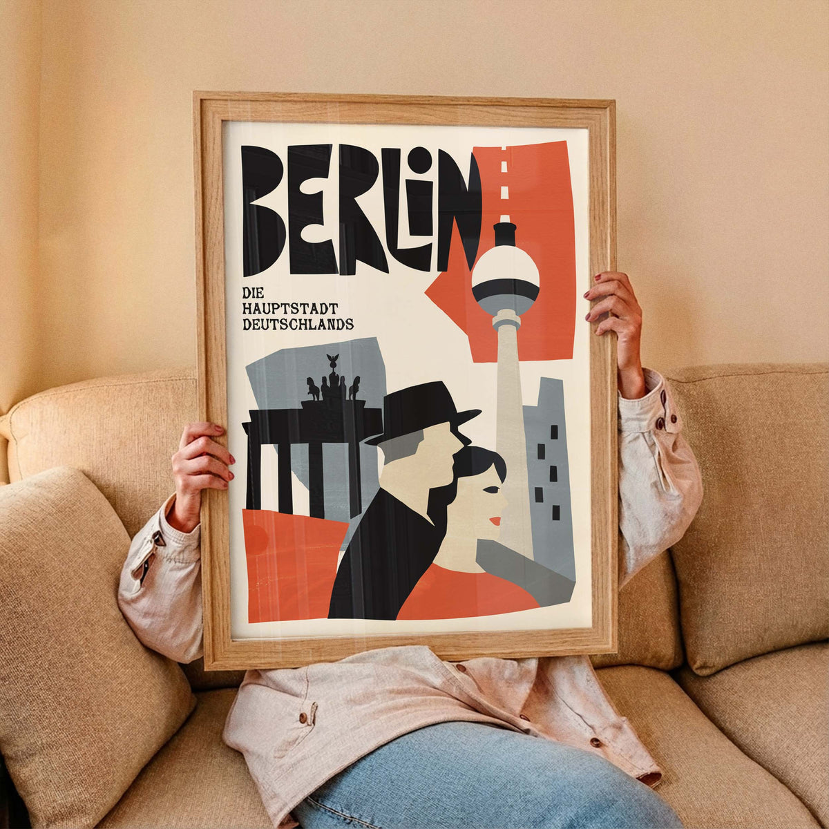 Berlin Travel Poster For Living Room