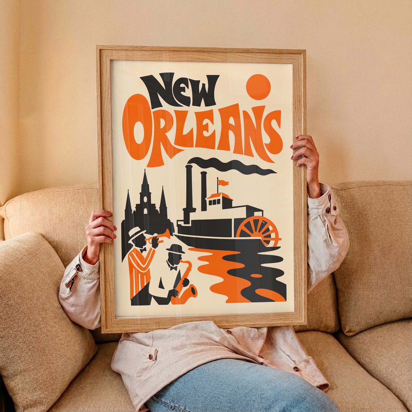New Orleans Travel Poster