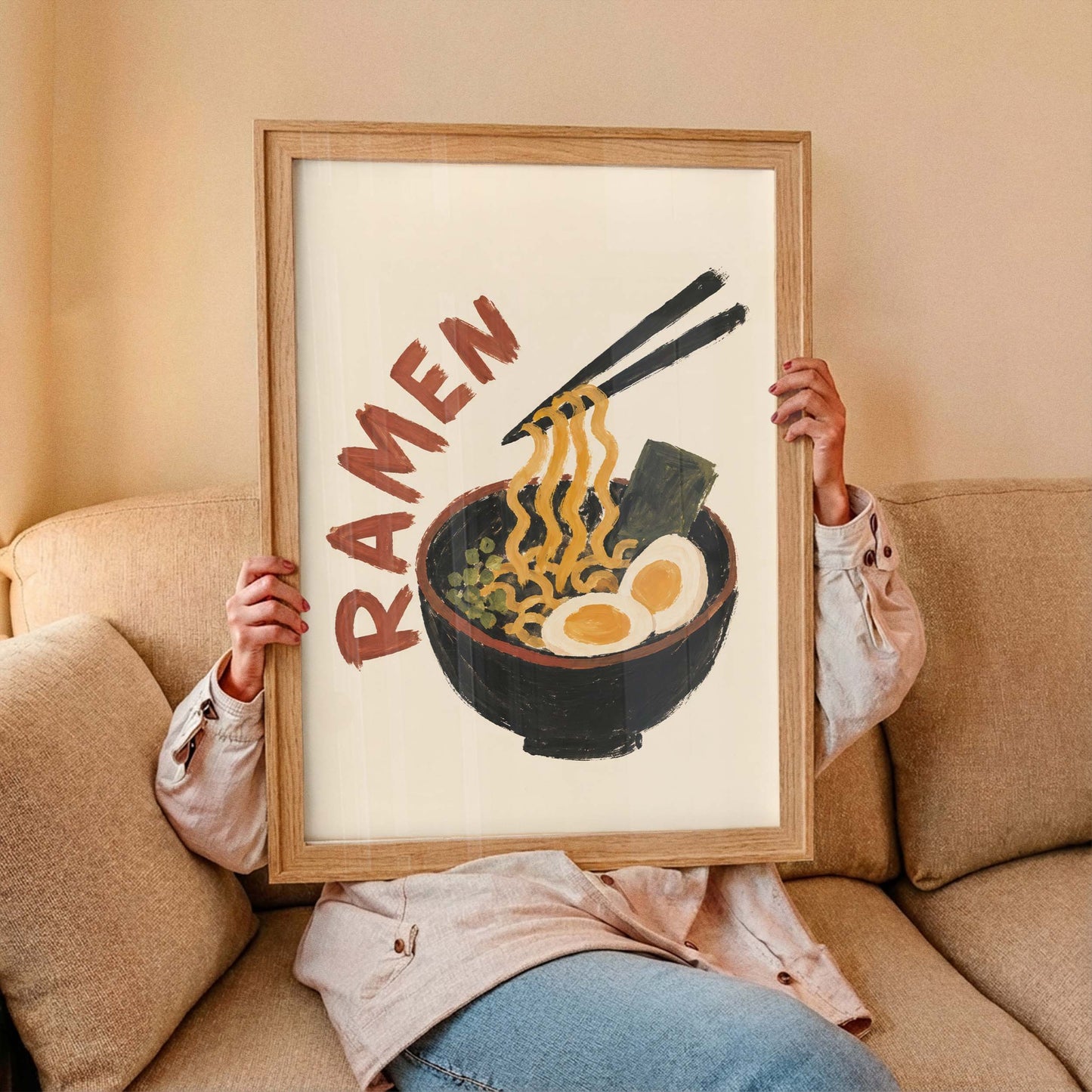 Ramen Bowl Kitchen Wall Print