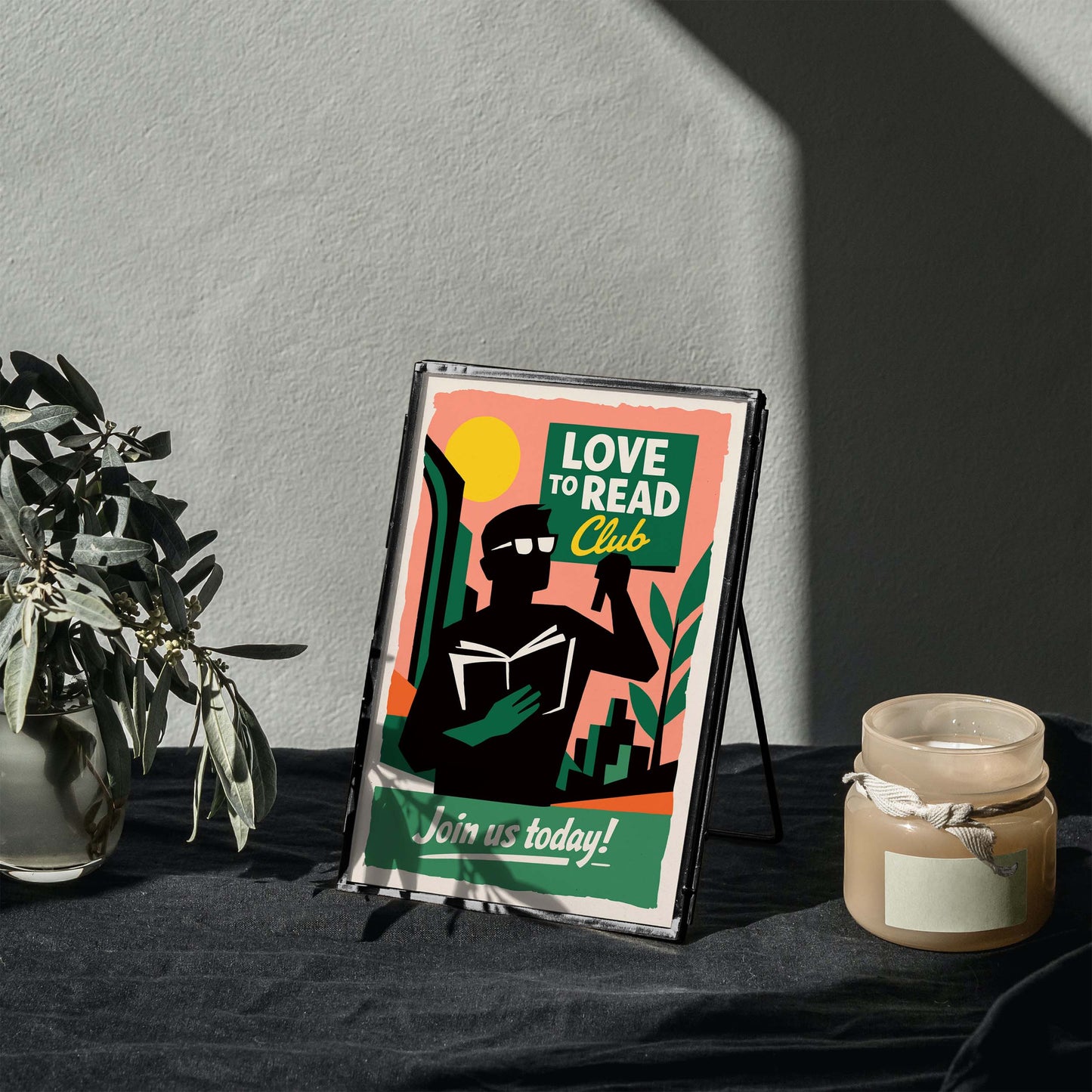 Love to Read Club Join Today Poster