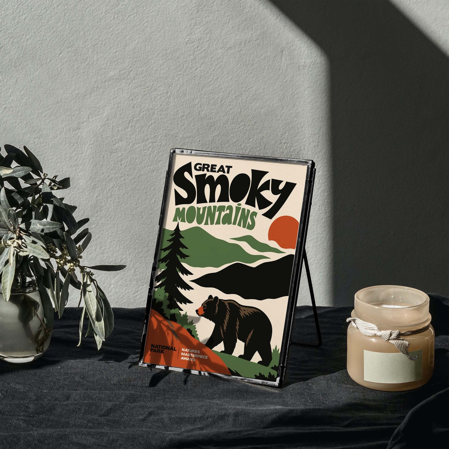 Great Smoky Mountains Living Room Print