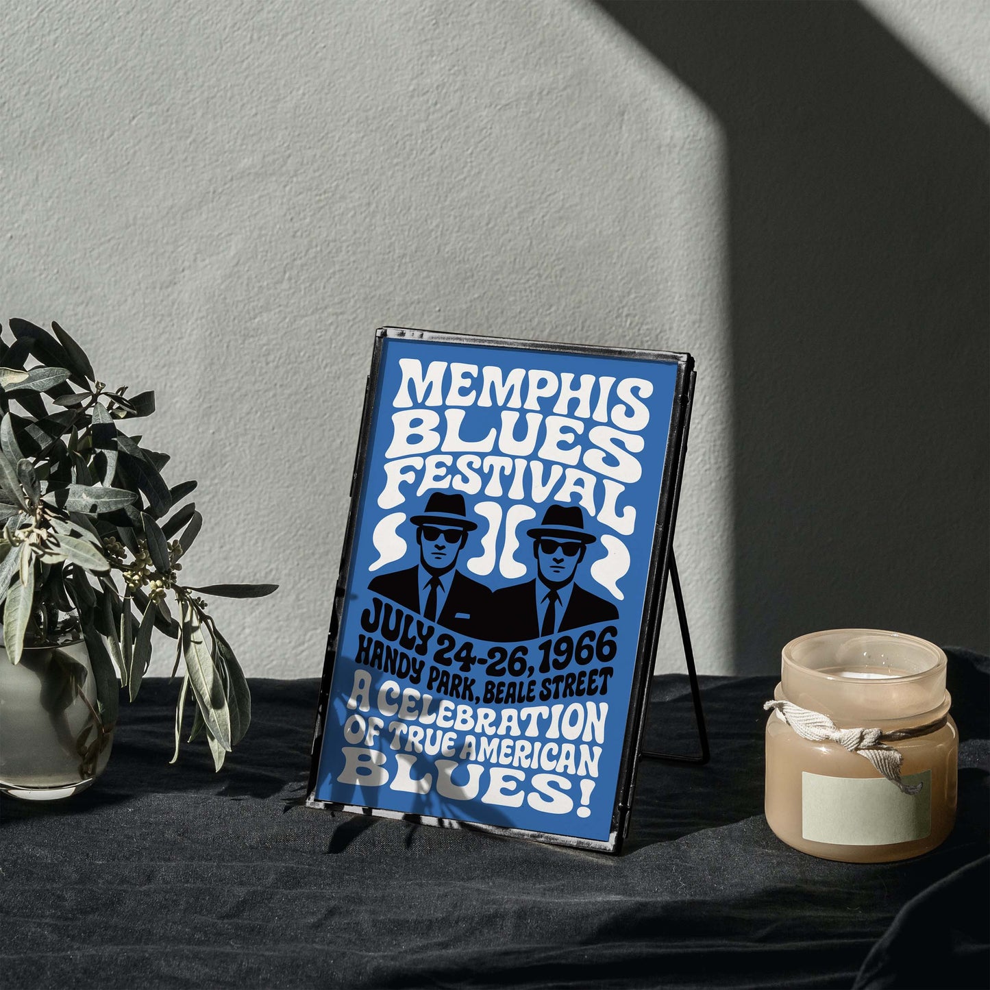 Memphis Blues Festival Poster