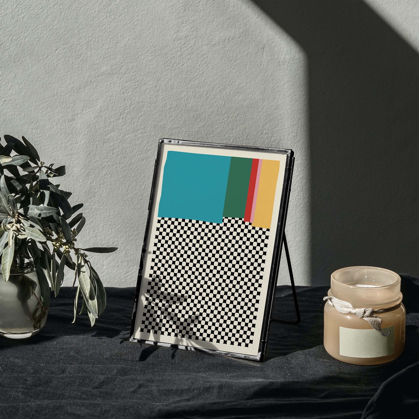 Abstract Retro Pattern Poster