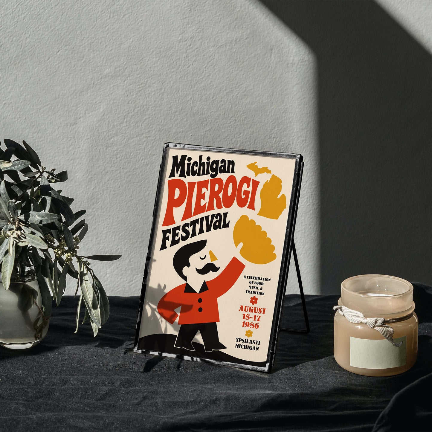 Michigan Pierogi Festival Poster
