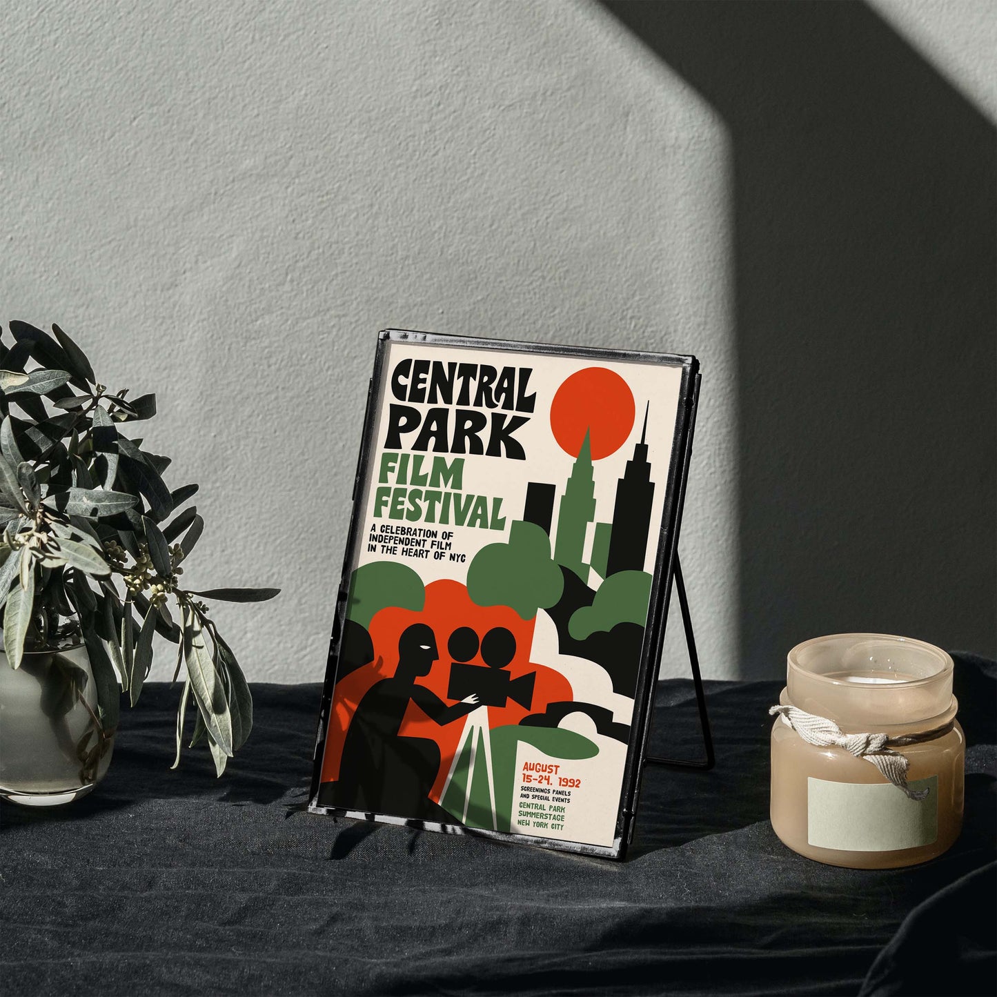 Central Park Film Festival Poster Print