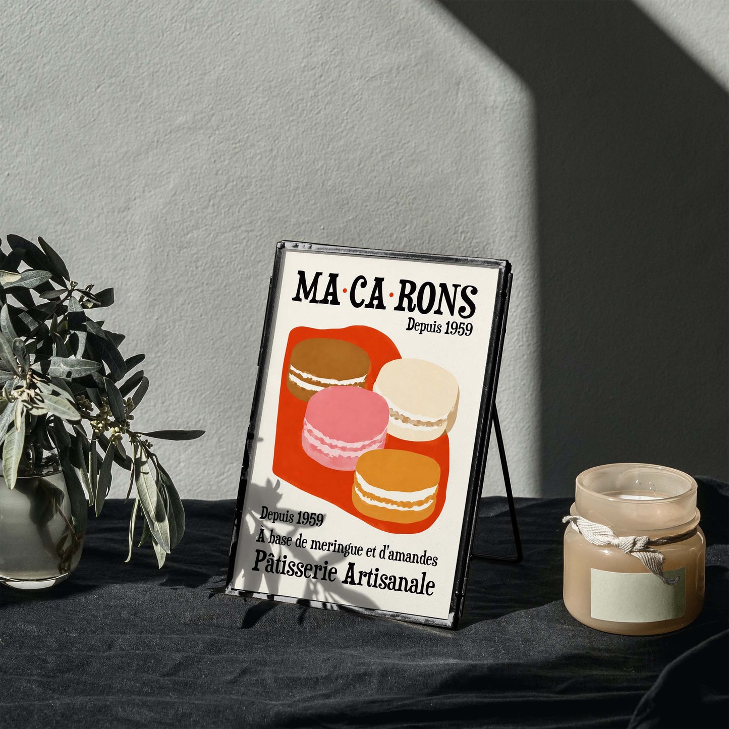 French Macarons Poster Print