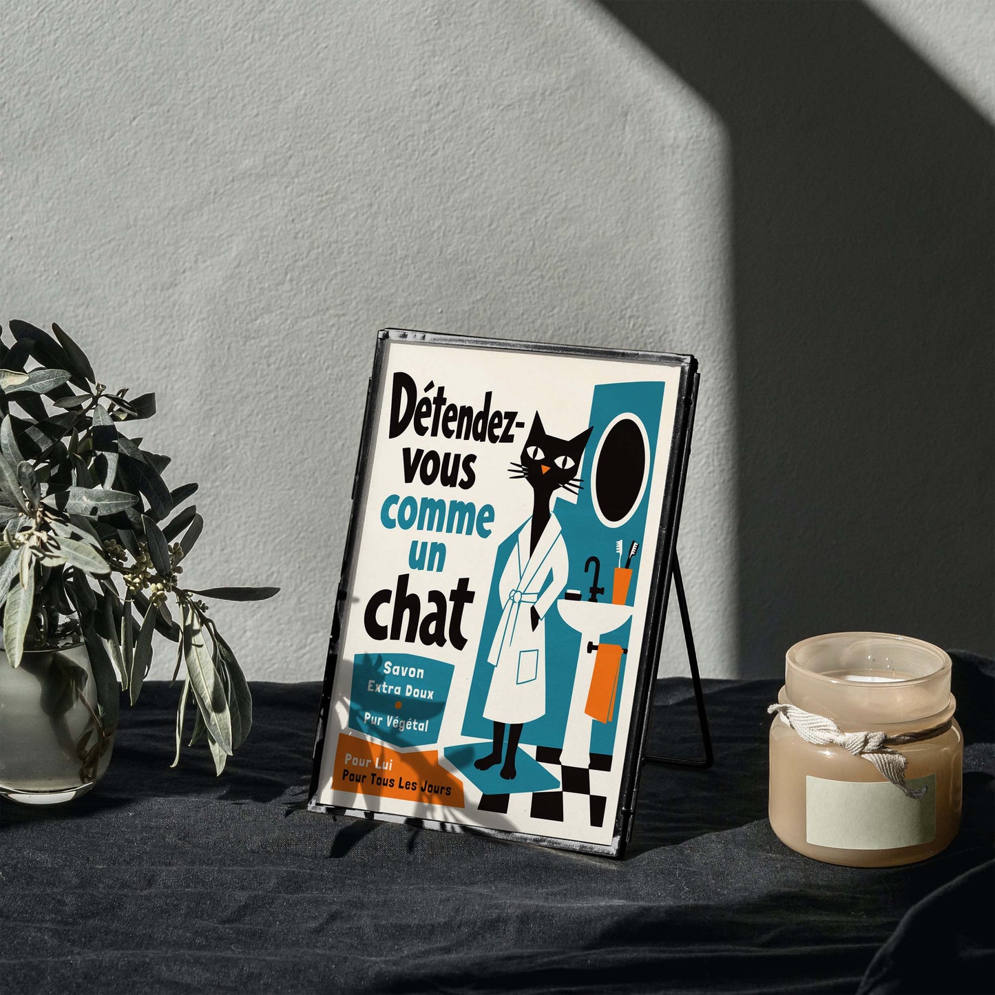 Détendez-Vous Chat Print