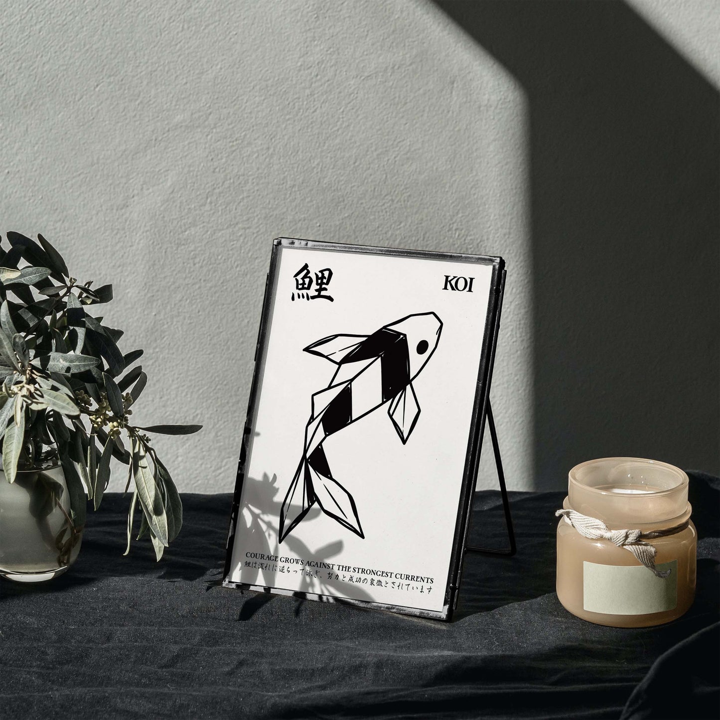 Koi Fish Poster Wall Art