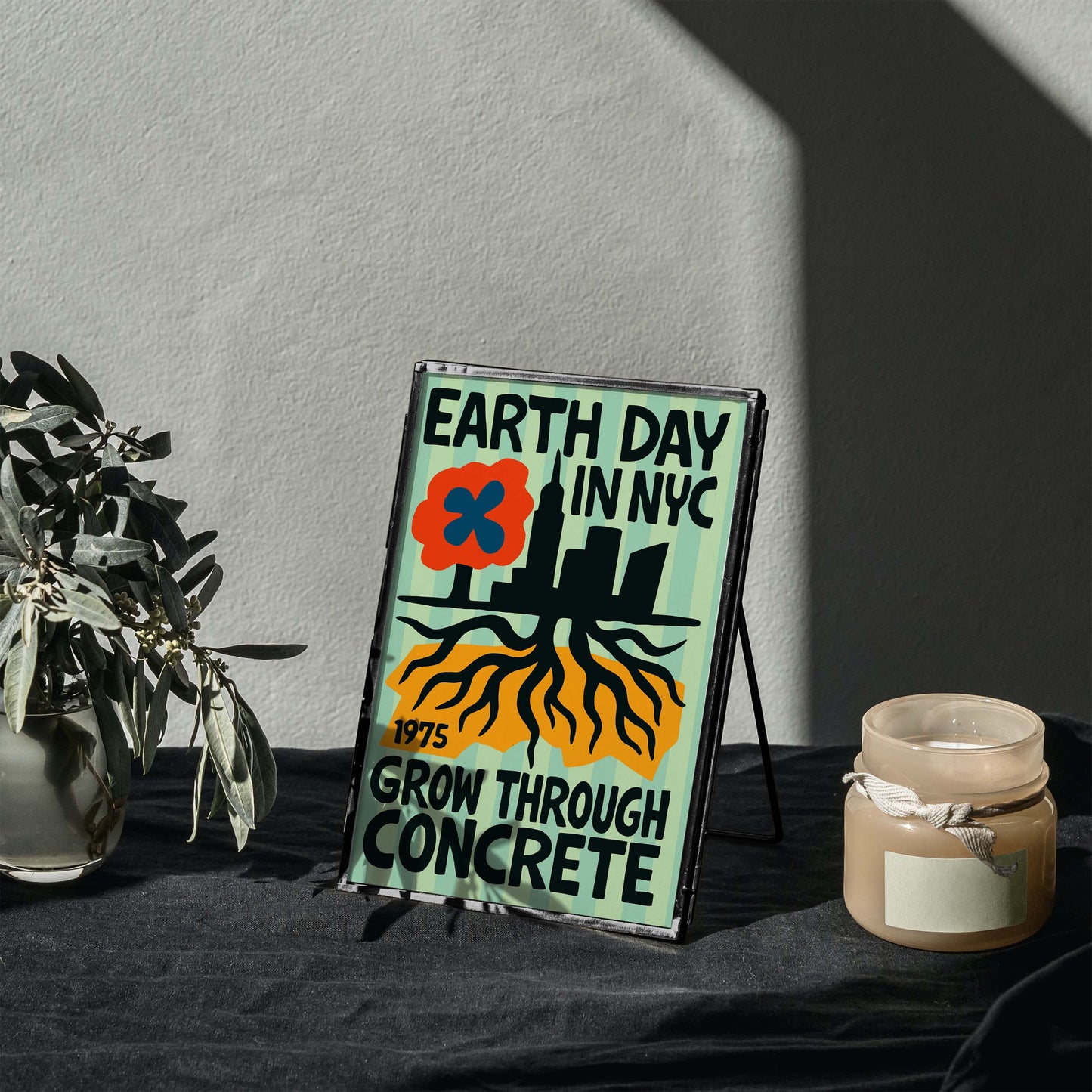 Earth Day in NYC – Grow Through Concrete Poster