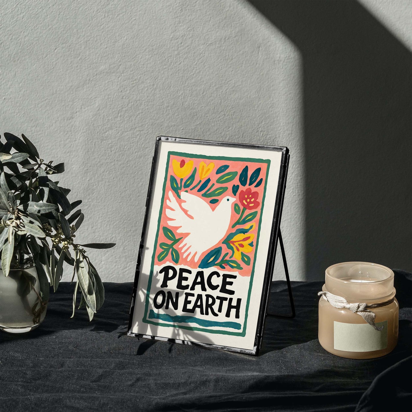 Peace on Earth Dove Poster Print
