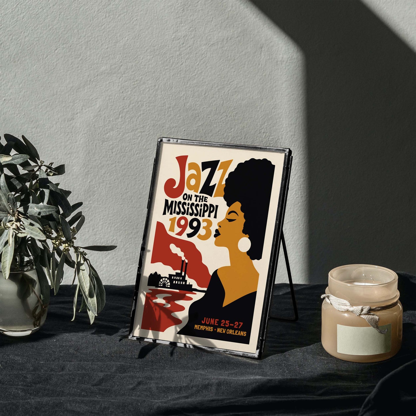 Jazz on the Mississippi Festival Poster