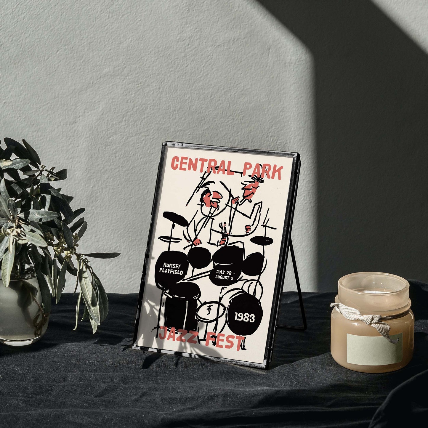 Central Park Jazz 1983 Poster