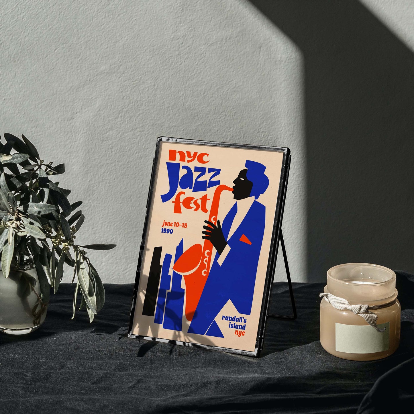 NYC Jazz Fest Poster For Living Room