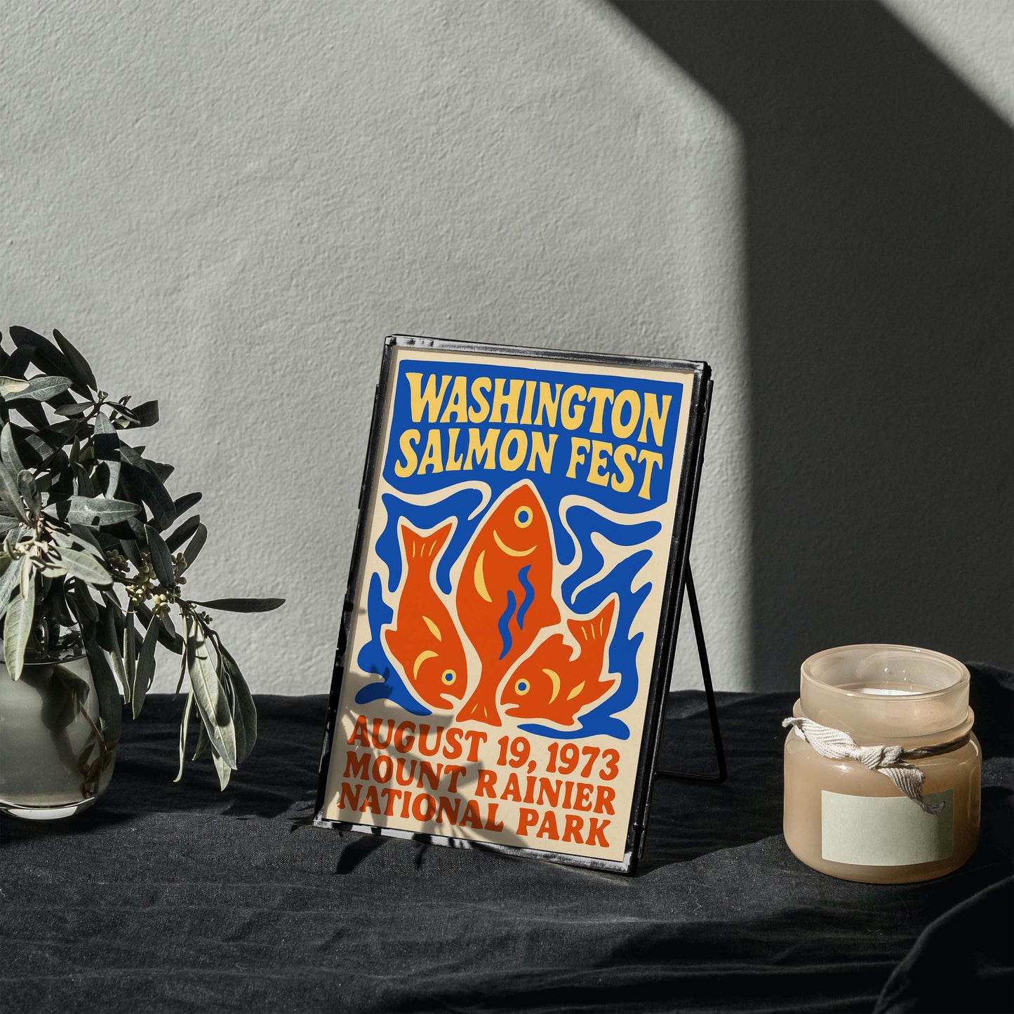 Washington Salmon Fest Poster Print