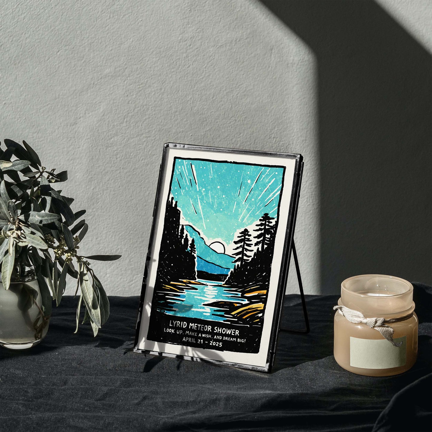 Meteor Shower 2025 Poster Art Print
