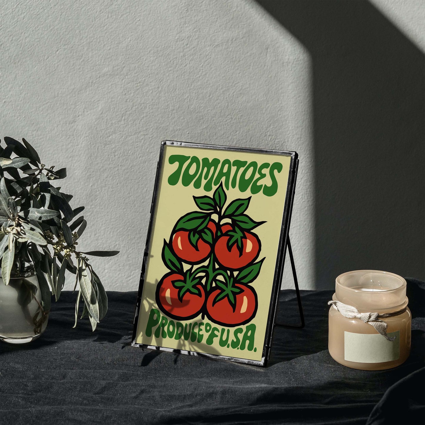 Tomatoes Kitchen Wall Art Print