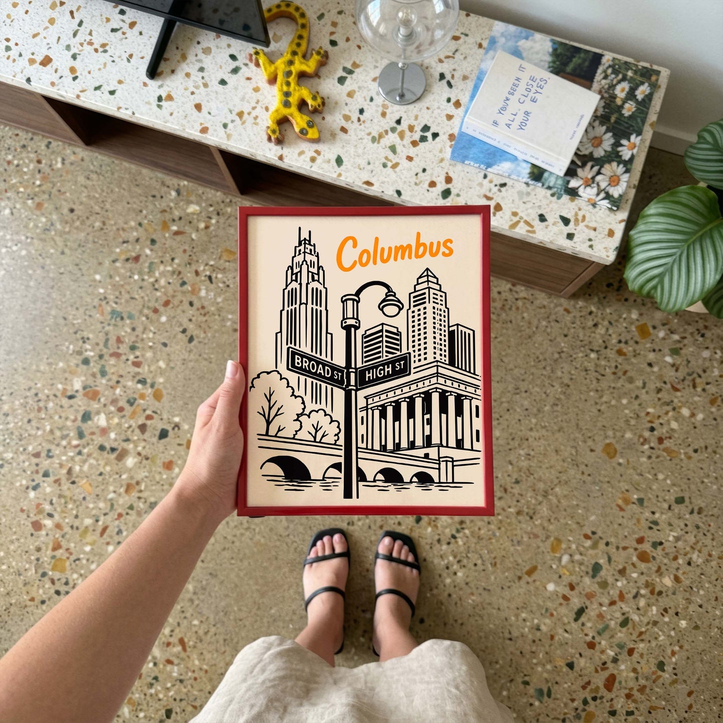 Columbus Ohio Skyline Wall Art