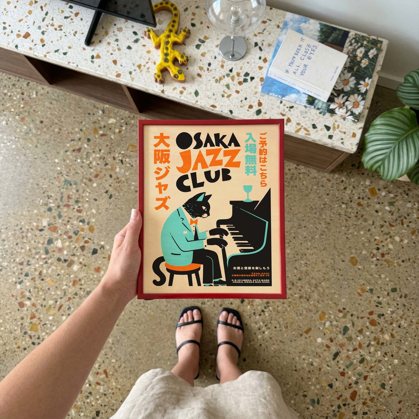 Osaka Jazz Club Print Home Bar