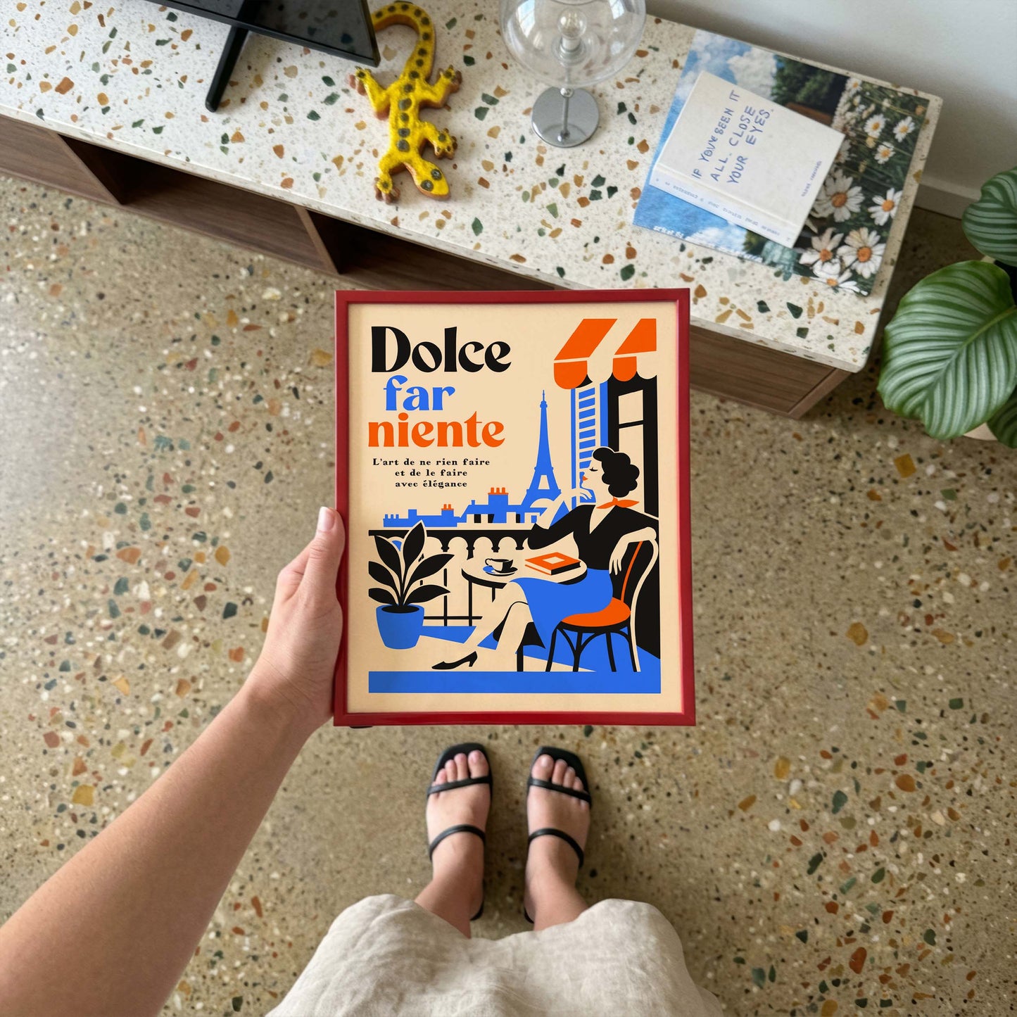 Dolce Far Niente Print Living Room