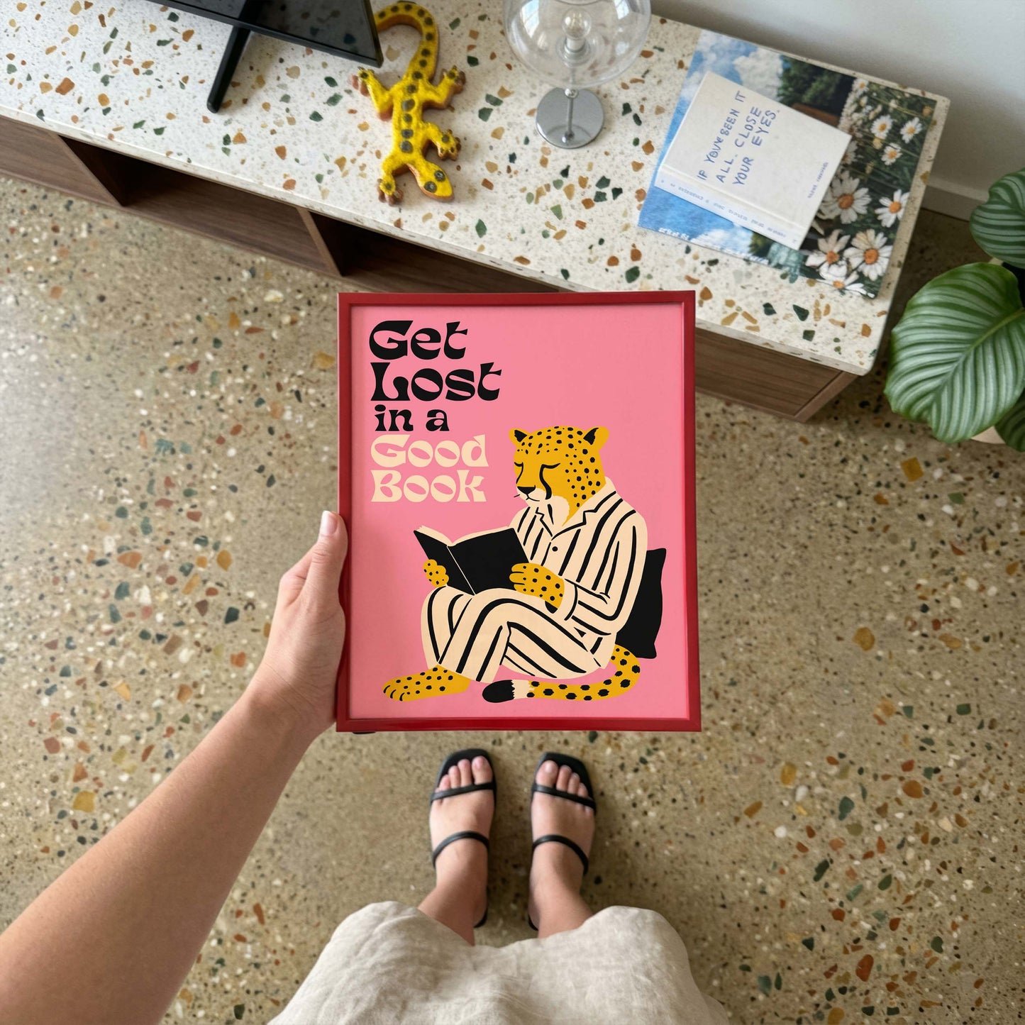 Good Book Reading Print