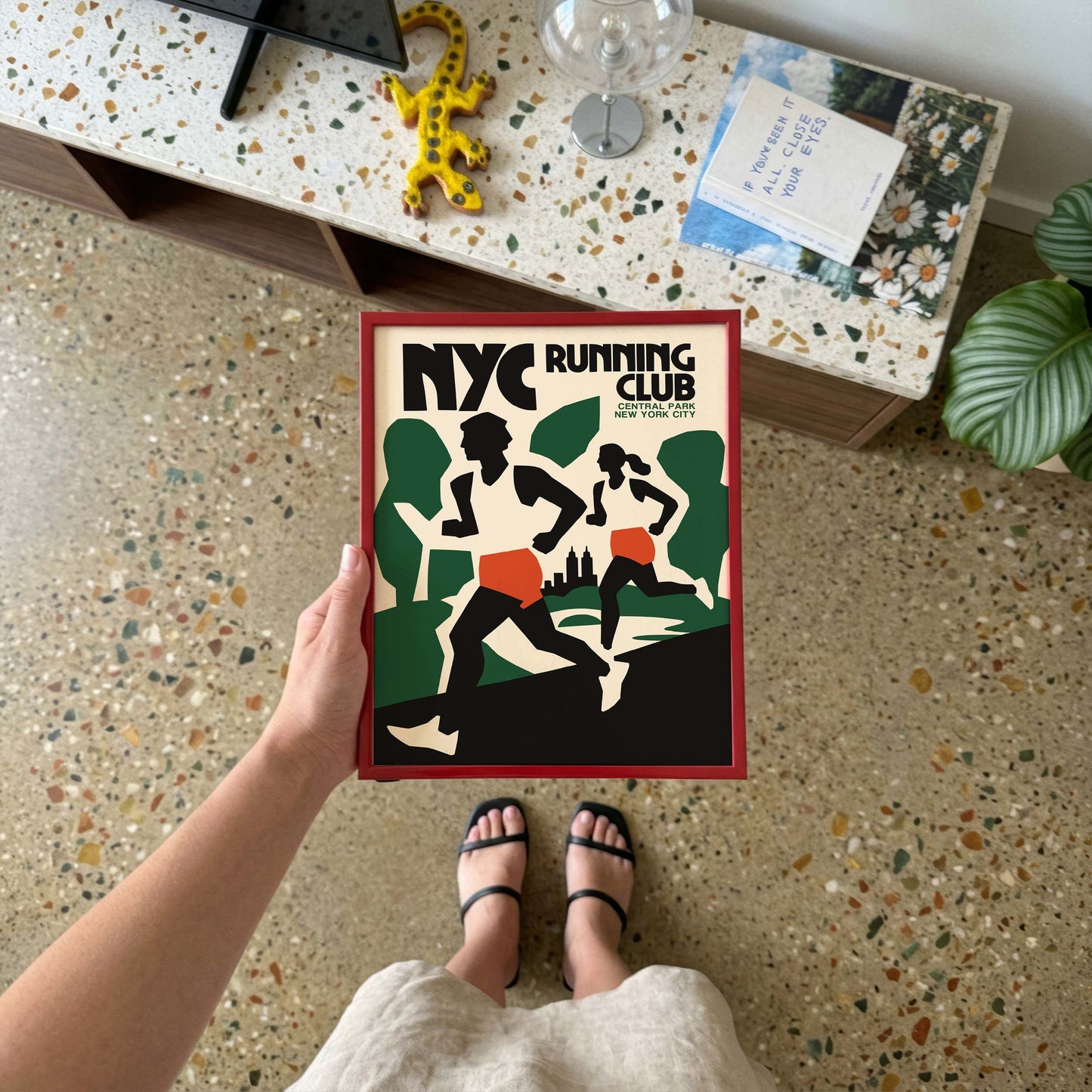 NYC Running Club Gym Poster