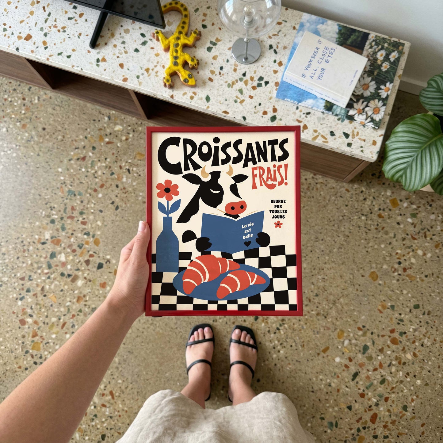 Croissants Frais Paris Print