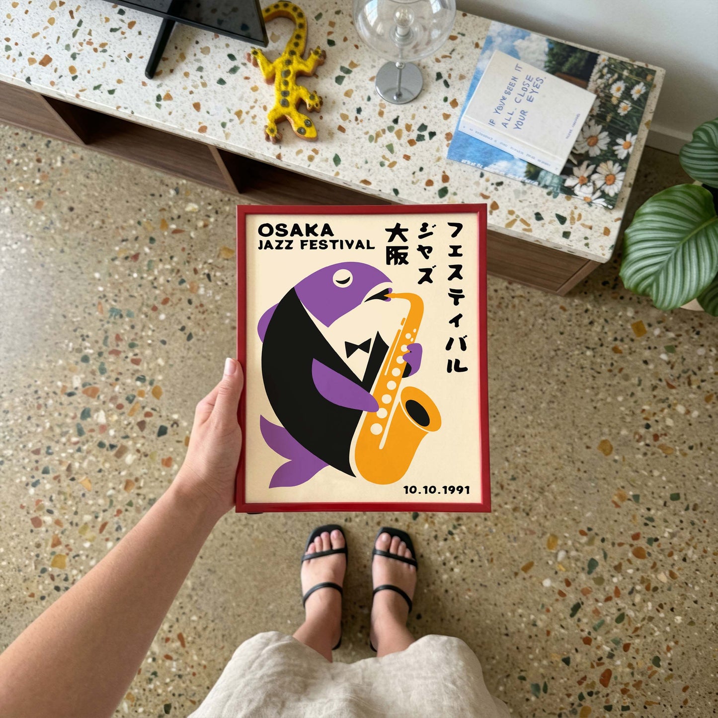 Osaka Jazz Festival Poster Print