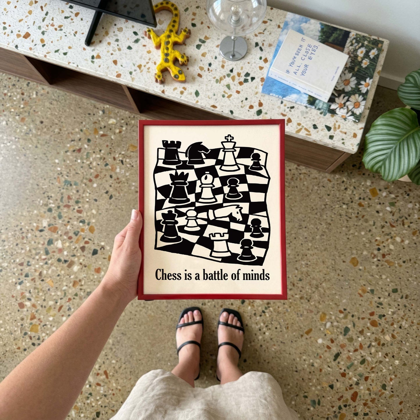 Chess Battle Poster Print